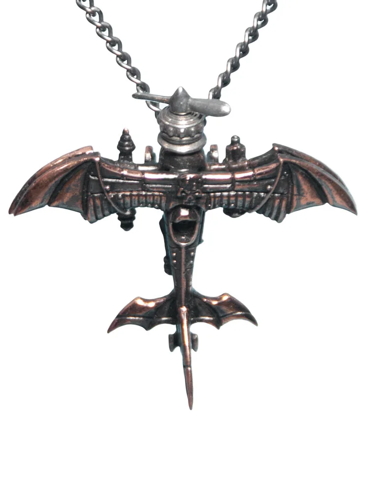Empire Aeronautiqua steampunk plane necklace