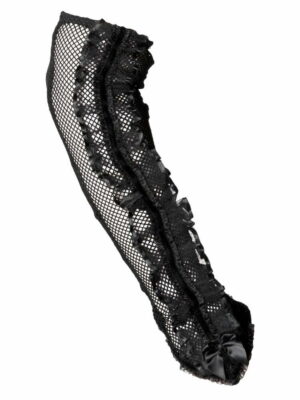 Black mesh gothic gloves (pair)
