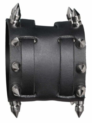 Leather bracelet straps and killer spikes