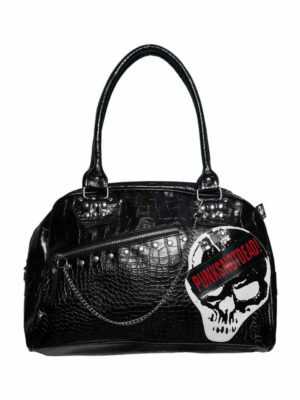 Not Dead bag faux-leather reptile look