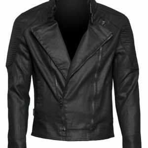 Gothic biker jacket for men, by Queen of Darkness