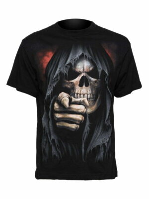 Finger of Death men's t-shirt by Spiral Direct