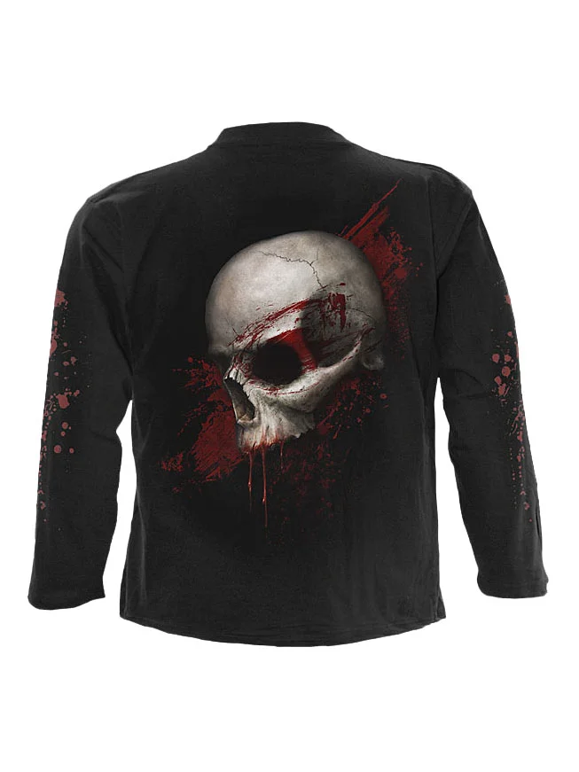 Skull Shock graphic goth shirt by Spiral Direct