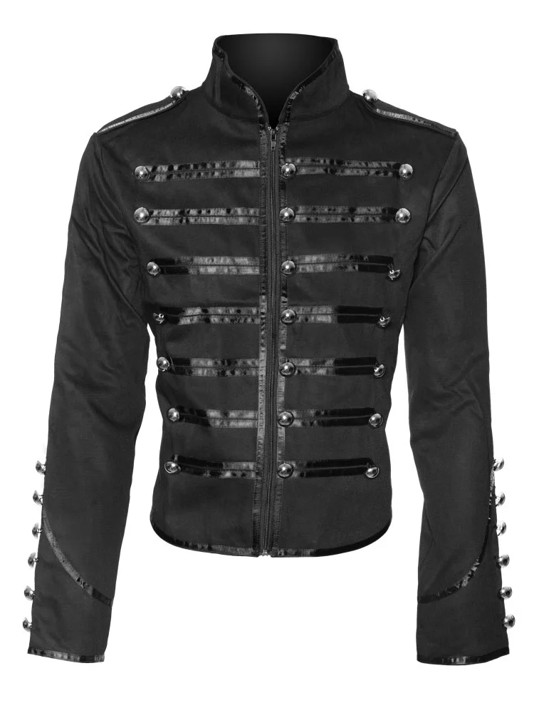 Banned military drummer jacket (black)