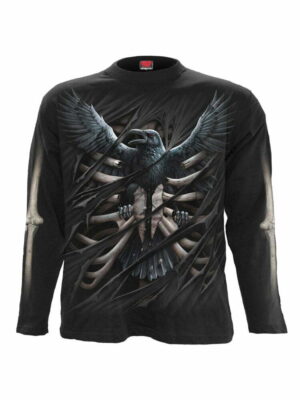 Raven Cage long-sleeve shirt by Spiral Direct