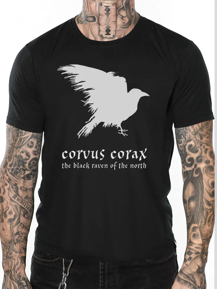 Corvus Corax raven men's t-shirt - Image 2
