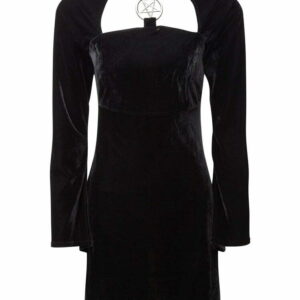 Ziva She's Evil velvet dress by Killstar
