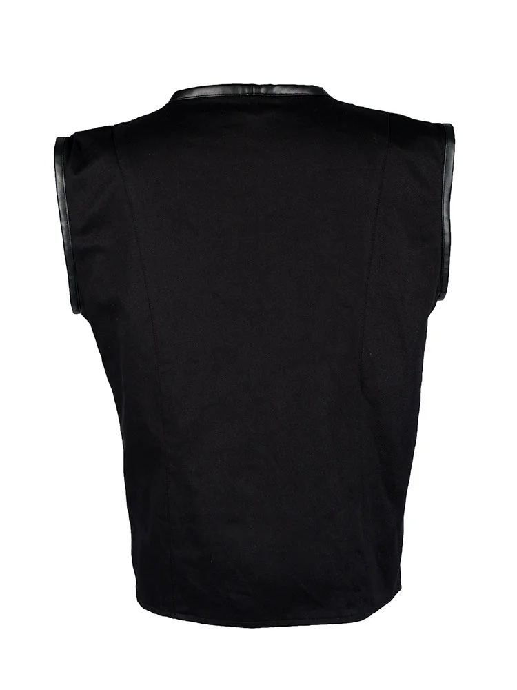 Sleeveless buckle vest denim by Black Pistol - Image 2